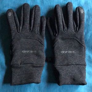 Head Gloves Size Large Color Gray